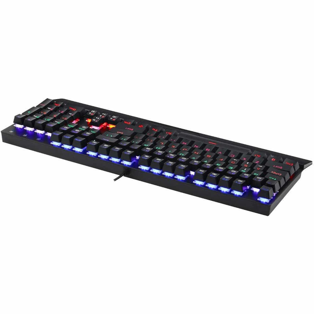 Tastatura mecanica gaming T-Dagger T-TGK305, Iluminare Rainbow, Negru