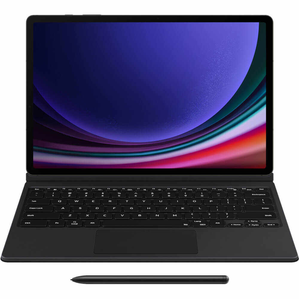 Husa cu tastatura Samsung EF-DX815UBEGWW pentru Galaxy Tab S9+, Negru