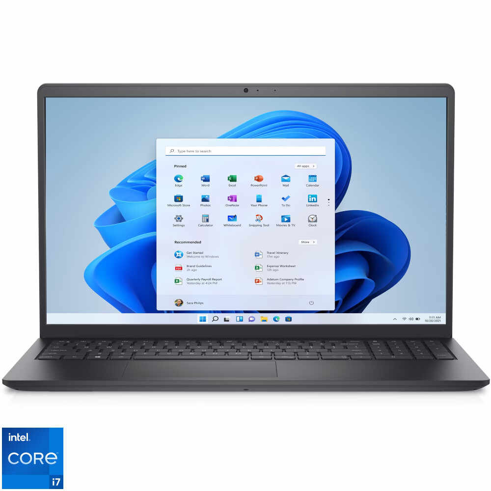Laptop Dell Vostro 3520, Intel Core i7-1255U, 15.6
