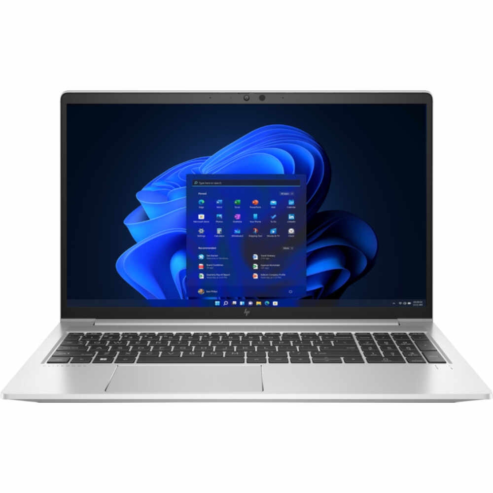 Laptop HP EliteBook 650 G9 5Y3W1EA, procesor Intel® Core™ i5-1235U, FullHD, 8 GB, 512 GB SSD, Intel Iris Xe Graphics, Windows 10 Pro