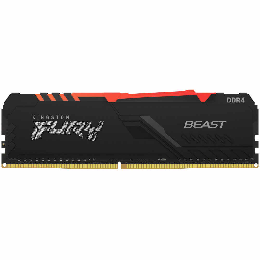 Memorie Desktop Kingston FURY Beast, 8GB DDR4, 3200 MHz, CL16