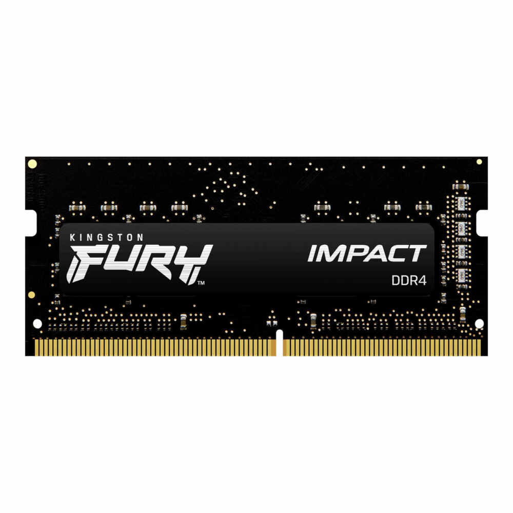 Memorie RAM laptop Kingston FURY Impact, 16 GB, SO-DIMM, DDR4, 3200 MHz