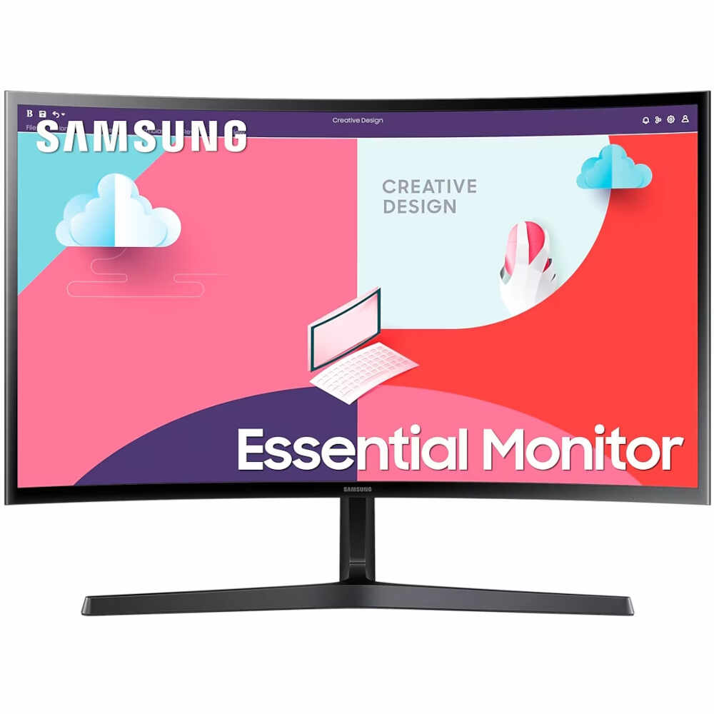 Monitor curbat LED Samsung LS24C366EAUXEN, 24