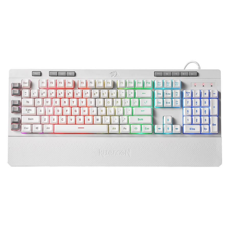 Redragon Shiva RGB Gaming Keyboard White