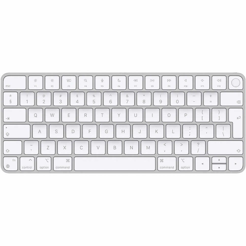 Tastatura Bluetooth Apple Magic MK293RO/A, Touch ID, Layout RO, Alb