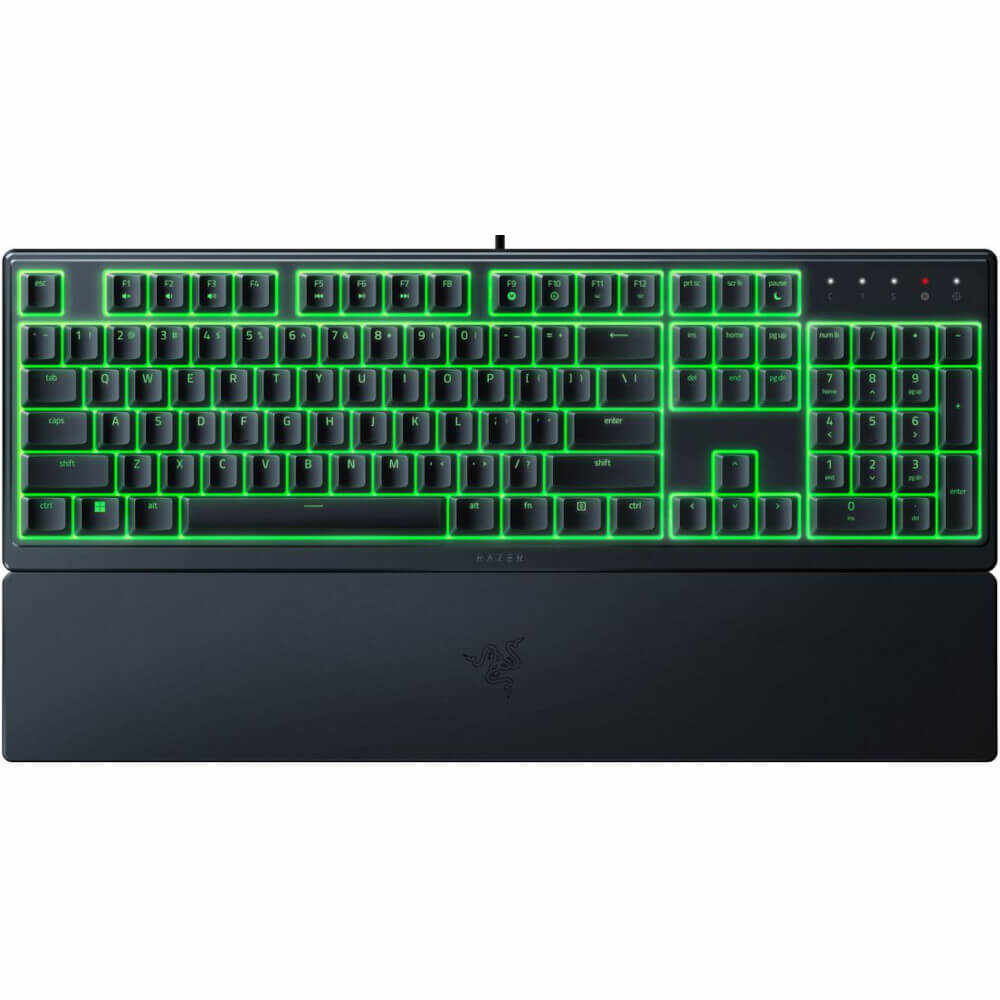 Tastatura gaming Razer Ornata V3 X, Iluminare Chroma RGB, Layout US, Negru