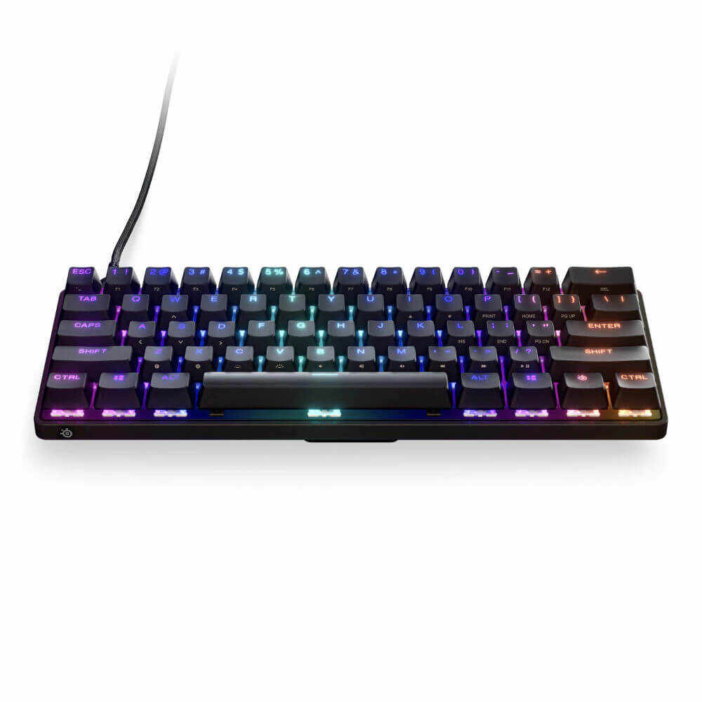 Tastatura gaming SteelSeries Apex 9 Mini, Iluminare RGB, Negru