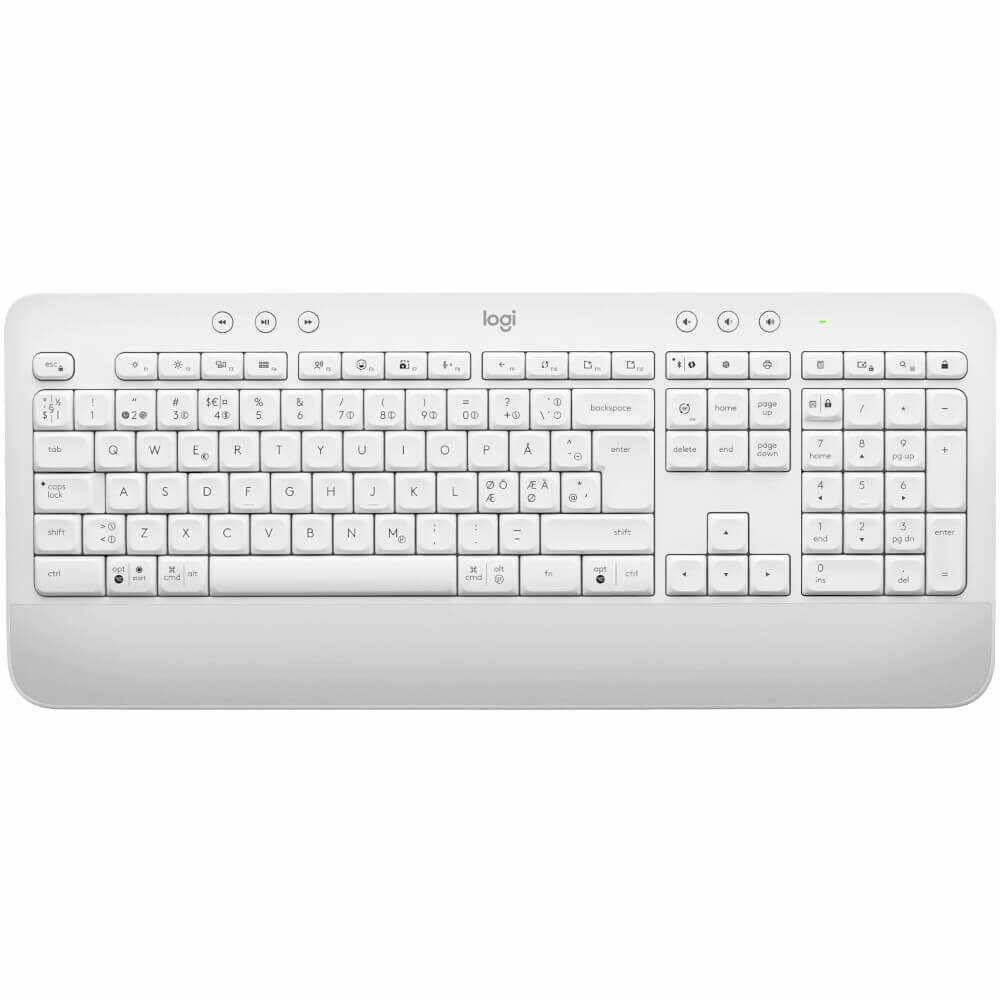 Tastatura wireless Logitech Signature K650, Bluetooth, Alb
