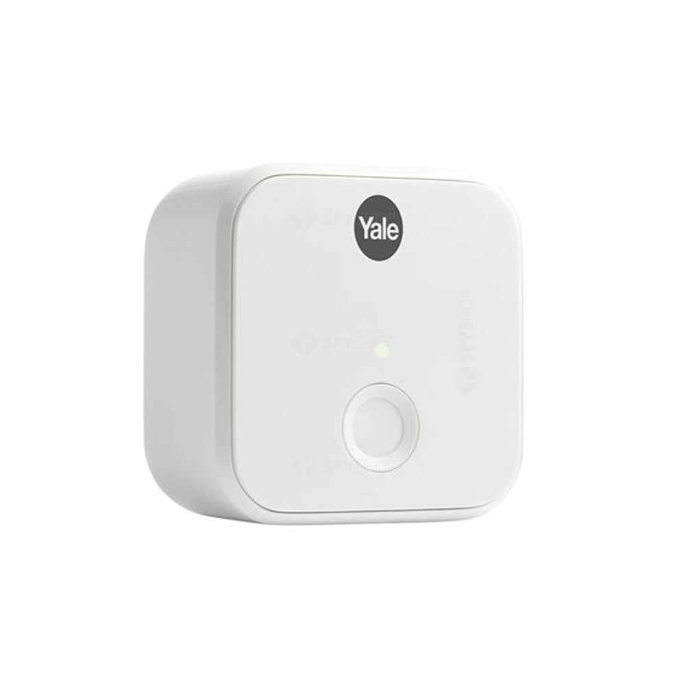Hub Yale Connect Wi-Fi Bridge, Bluetooth 4.0, Control aplicatie, Alerte, Integrare asistent vocal