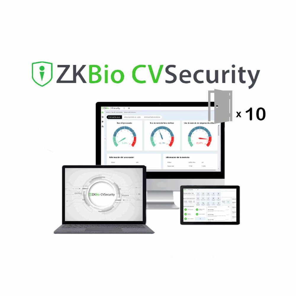 Licenta software ZKTeco ZKBio CVSecurity, 10 usi, 30000 utilizatori