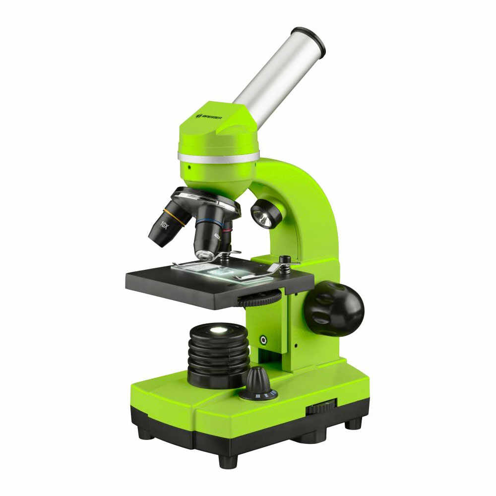 Microscop optic Bresser Junior Student Biolux SEL, verde