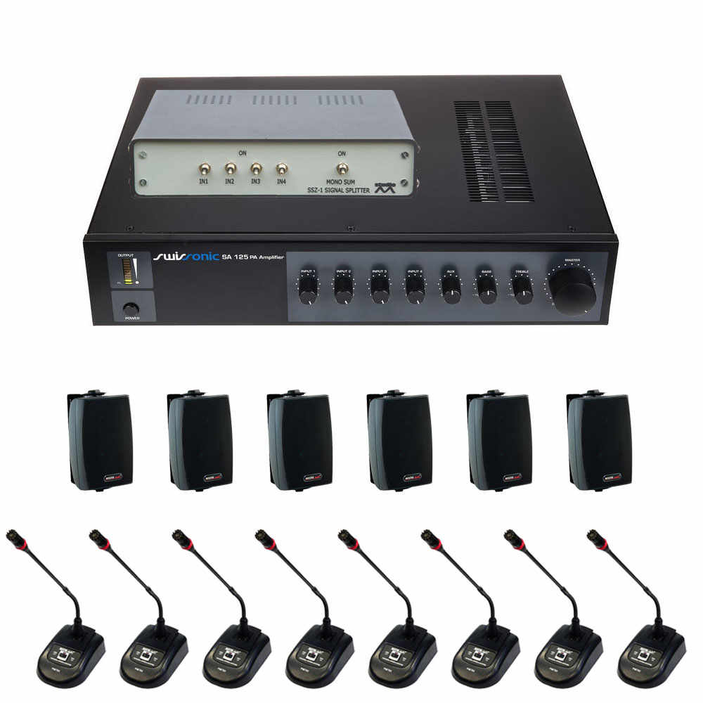 Sistem de sonorizare SA125-NO3051-BT400-PM782, 1 canal, 120 W