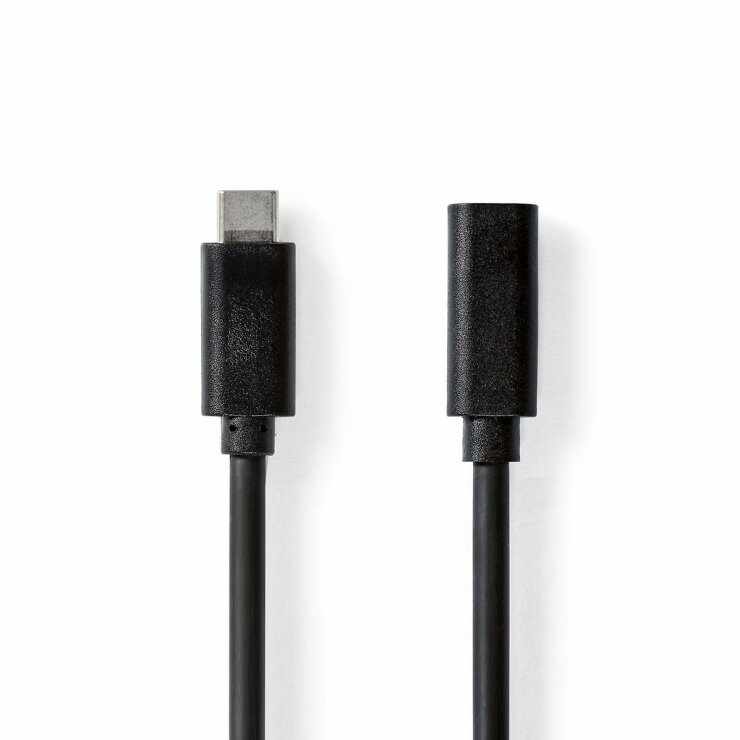 Cablu USB 3.2 Gen1 type C 60W 4K60Hz T-T 2m, Nedis CCGL64010BK20