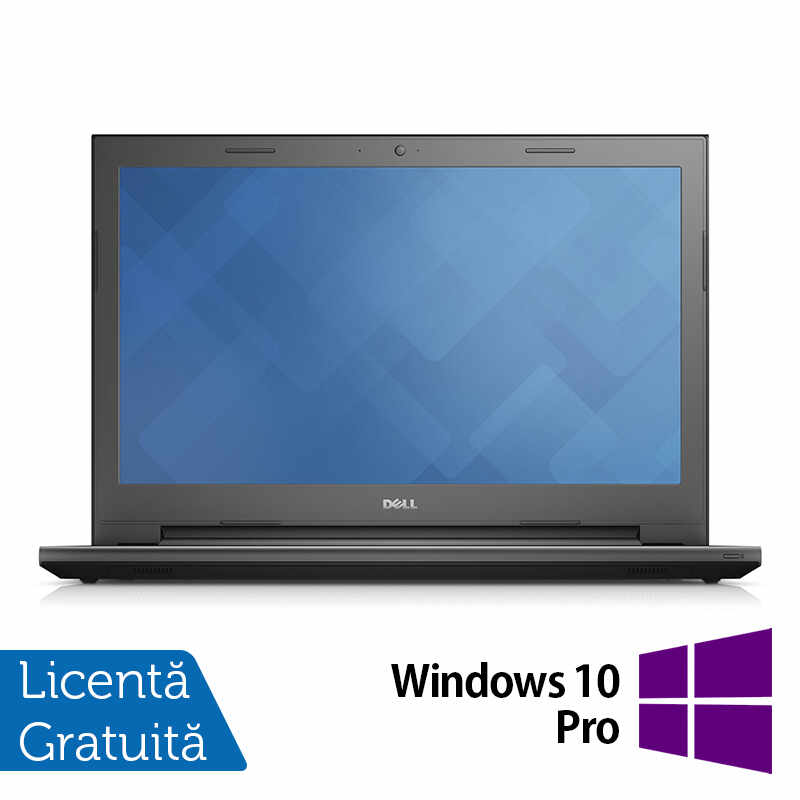 Laptop Refurbished Dell Vostro 3549, Intel Celeron 3205U 1.50GHz, 4GB DDR3, 500GB SATA, 15.6 Inch HD, Tastatura Numerica, Webcam + Windows 10 Pro