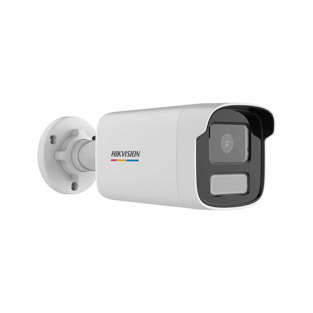 Camera supraveghere de exterior IP Hikvision ColorVu DS-2CD1T27G0-L(4MM)(C), 2MP, lumina alba 50 m, 4 mm, PoE