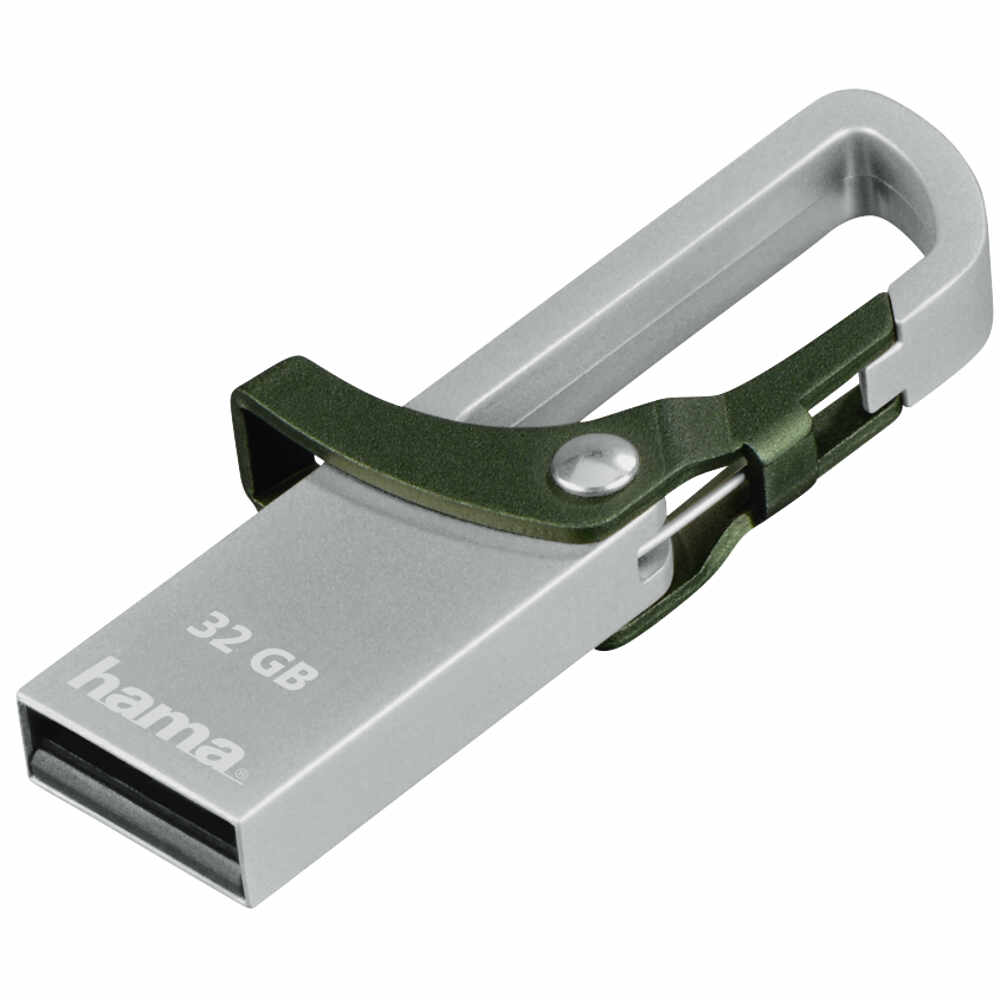 Memorie USB Hama 123921 Hook-Style, 32GB, USB 2.0