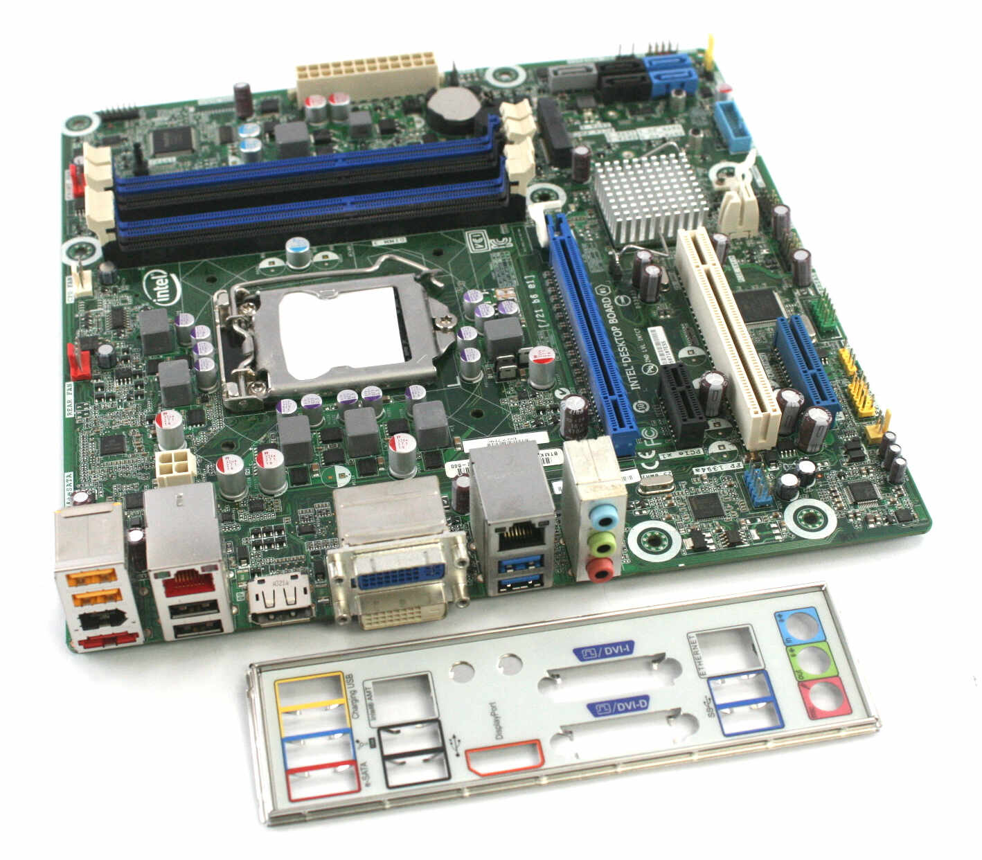 Placa de Baza Intel DQ77MK, Socket 1155, mATX, Shield, Cooler