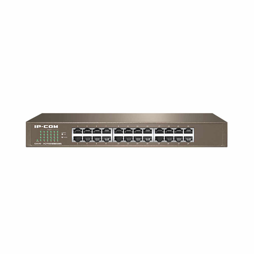Switch cu 24 porturi IP-COM G1024D, 48 Gbps, 35.7 Mpps, 8000 MAC, fara management