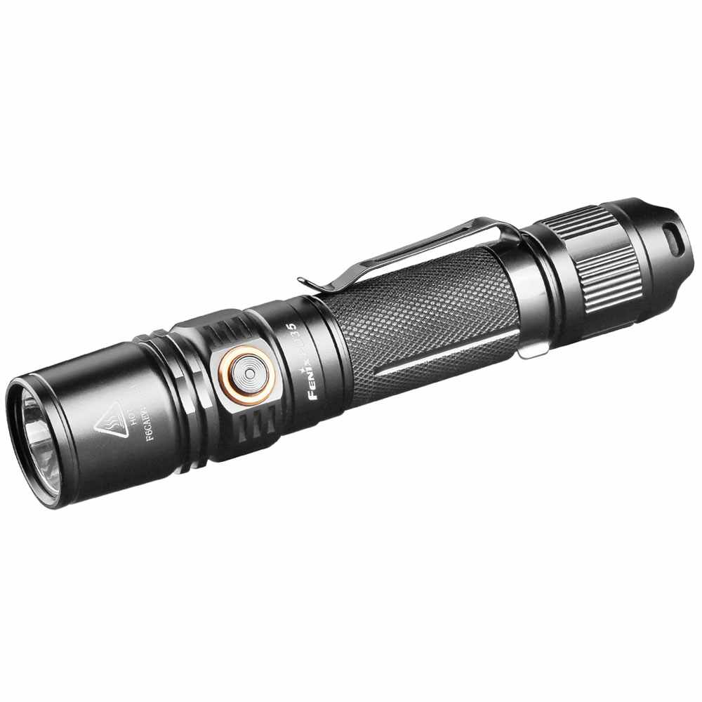 Lanterna profesionala Fenix PD35 V2.0 Tactical, 1000 lumeni, 250 m, negru