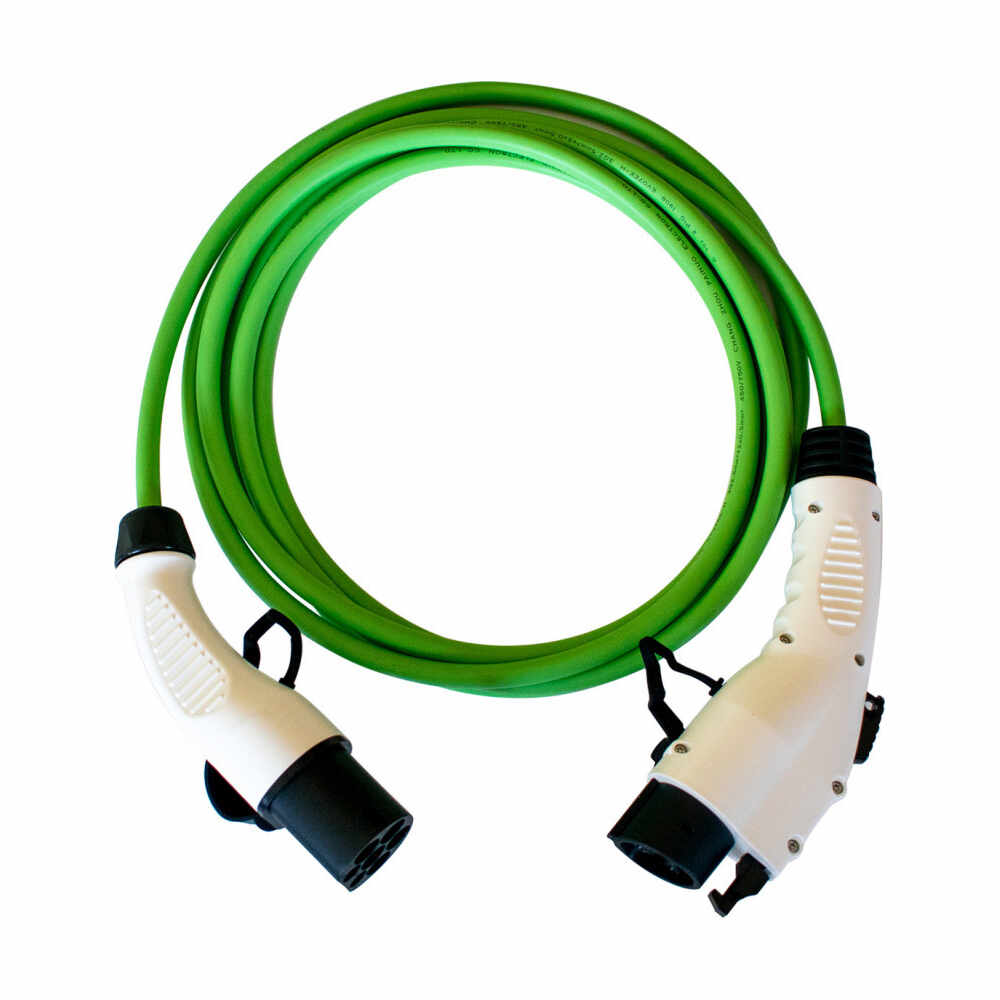 Cablu incarcare masini electrice Duosida T12/16V, Type 1 la 2, 3.6 kW, monofazat, 5 m