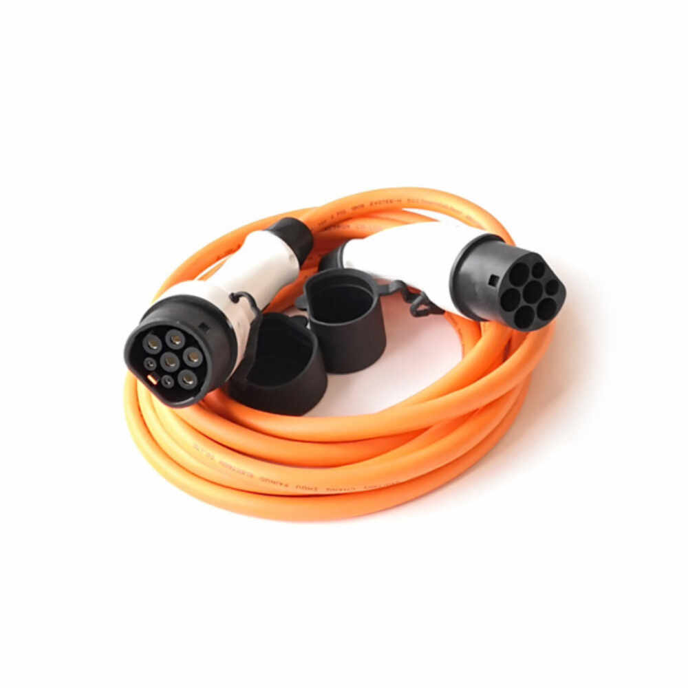 Cablu incarcare masini electrice Duosida T22-3/32P, Type 2, 22kW, trifazat, 5 m