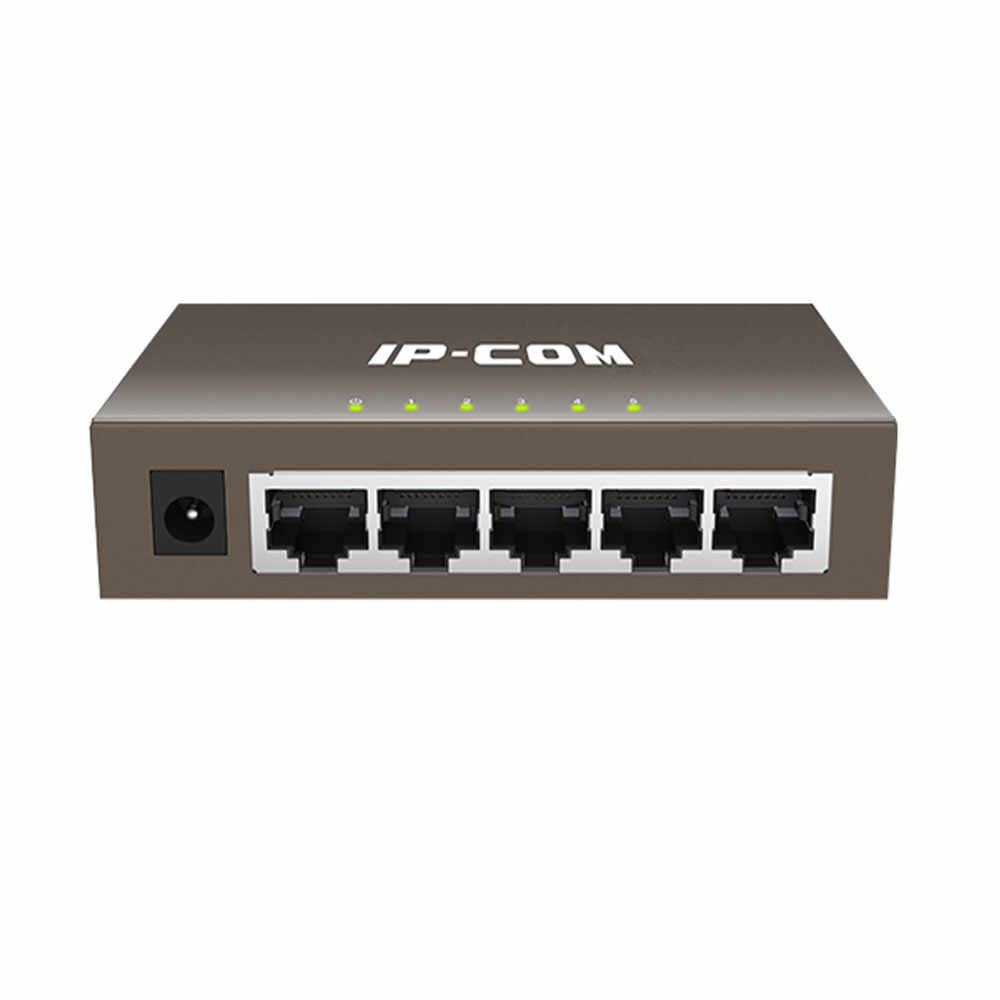 Switch cu 5 porturi IP-COM G1005, 1 Gbps, 7.44 Mpps, 2000 MAC, fara management