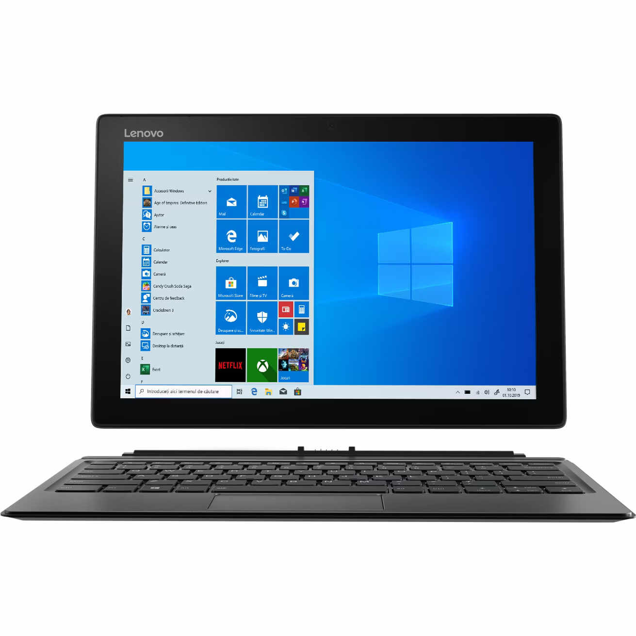 Laptop Second Hand LENOVO Miix 520-12IKB, Intel Core i5-8250U 1.60-3.40GHz, 8GB DDR4, 256GB SSD, 12.2 Inch TouchScreen Full HD IPS, Webcam