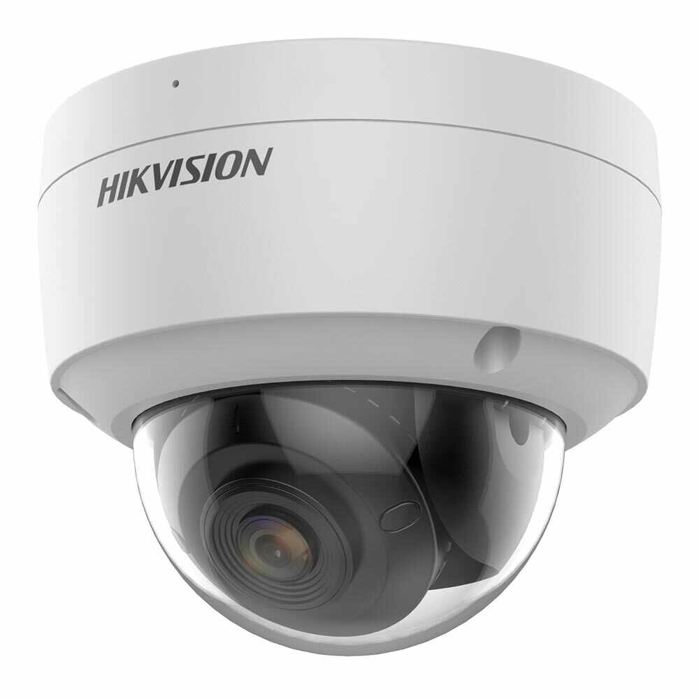 Camera supraveghere IP Dome Hikvision ColorVu DS-2CD2127G2-SU28C, 2 MP, 2.8 mm, PoE, slot card, microfon