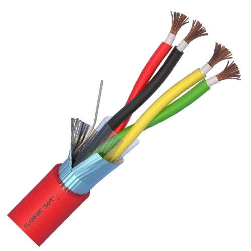 Cablu de incendiu E120 - 2x2x1.0mm, 100m - ELAN
