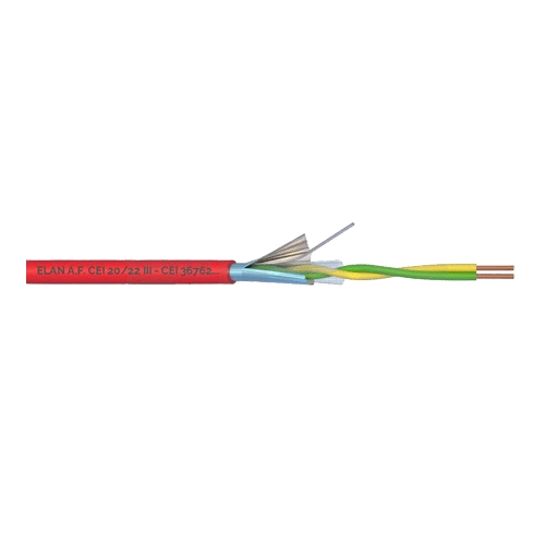 Cablu incendiu 1x2x0.8mm, ecranat, 100m
