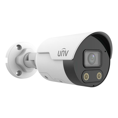 Camera IP 2MP, lumina alba, Smart IR 30M, lentila 2.8mm, Microfon si speaker, IP67, PoE - UNV IPC2122LE-ADF28KMC-WL