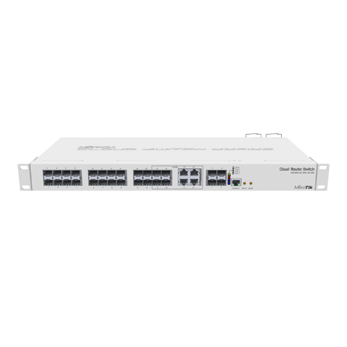 Cloud Router Switch 20 x SFP, 4 x SFP+, 4 x Combo (Gigabit sau SFP) - Mikrotik CRS328-4C-20S-4S+RM