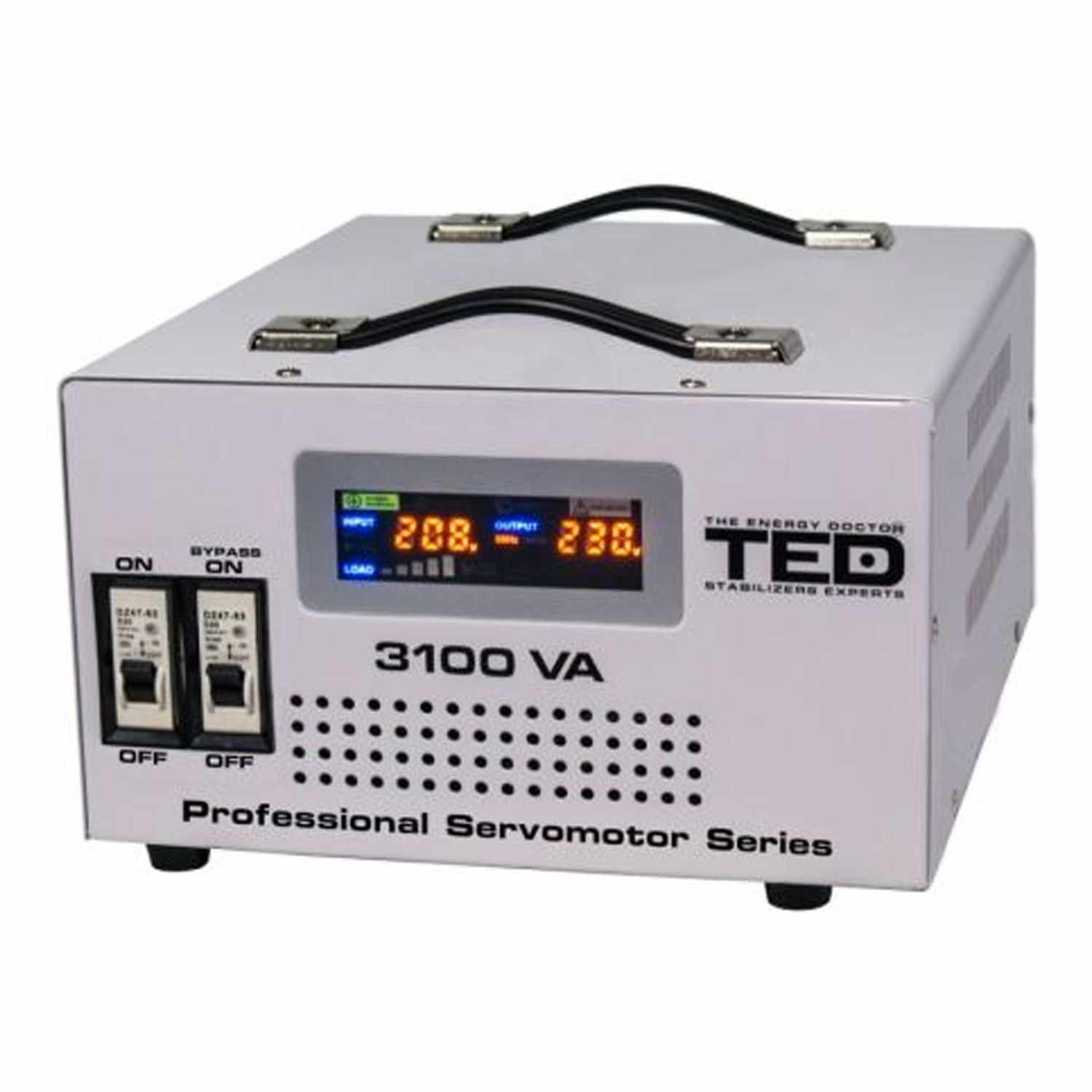Stabilizator retea maxim 3100VA-SVC cu servomotor TED000163
