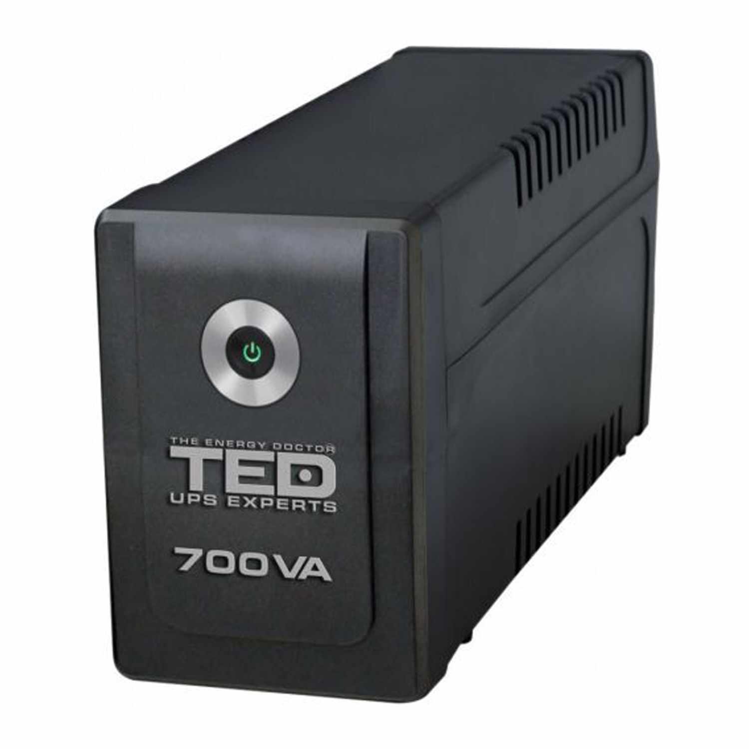 UPS 700VA / 400W LED Line Interactive cu stabilizator 2 iesiri schuko LED TED UPS Expert TED001542