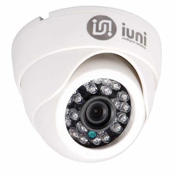 Camera supraveghere iUni ProveCam AHD iUni 08E CCD Sony, 520 linii TV, 24 leduri IR, lentila 3,6mm, Antivandal