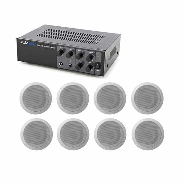 Sistem Audio 8 boxe tavan 100V Ambient 1-C