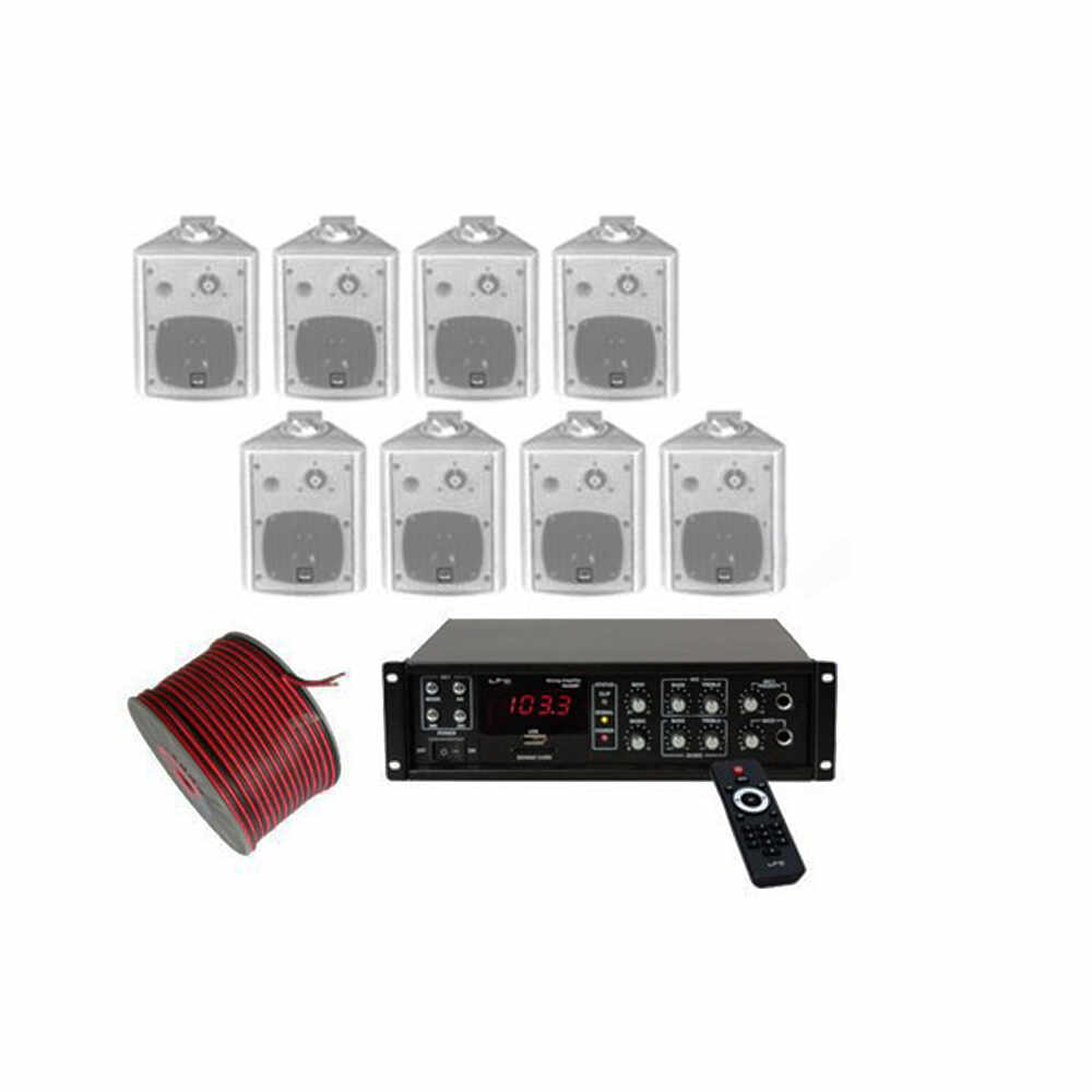 Sistem Audio STUDIO-M Ambient 1 Wall, 8 boxe perete, bluetooth, 100 V