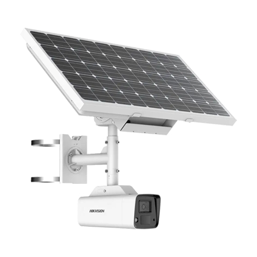 ColorVu - Camera solara 4MP, lentila 4mm, WL 30m, 4G, Panou solar+acumulator, Audio, IP67 - HIKVISION DS-2XS2T47G1-LDH-4GC18S40-4mm