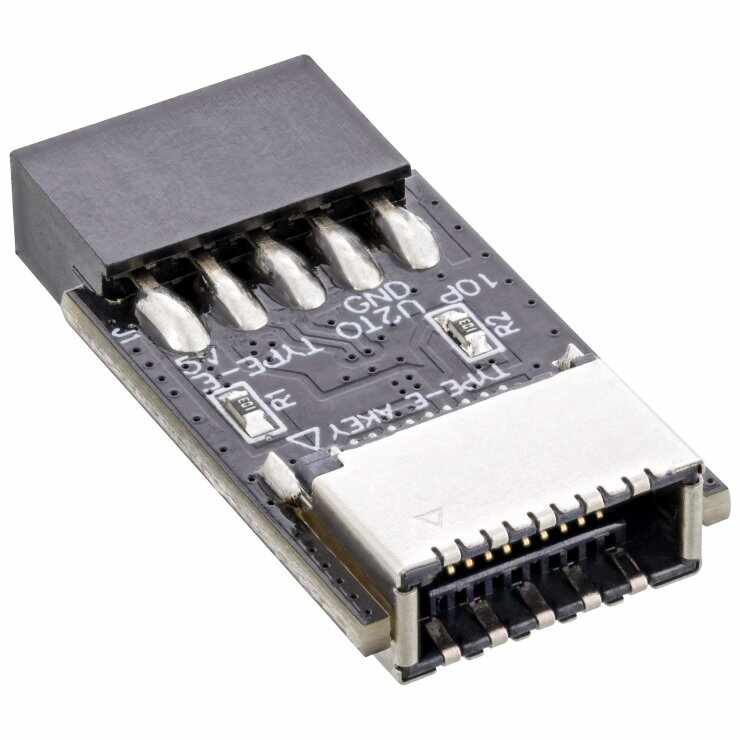Adaptor pin header USB 2.0 la USB 3.2 key A, InLine IL33446Q