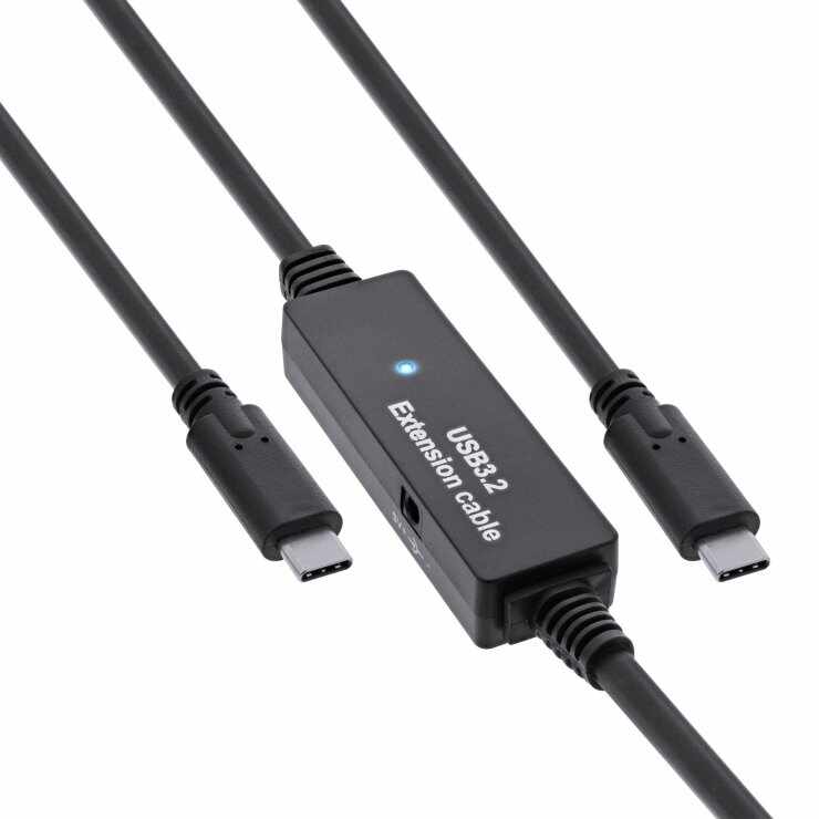 Cablu activ USB 3.2 Gen1 type C T-T 10m, InLine IL35671C