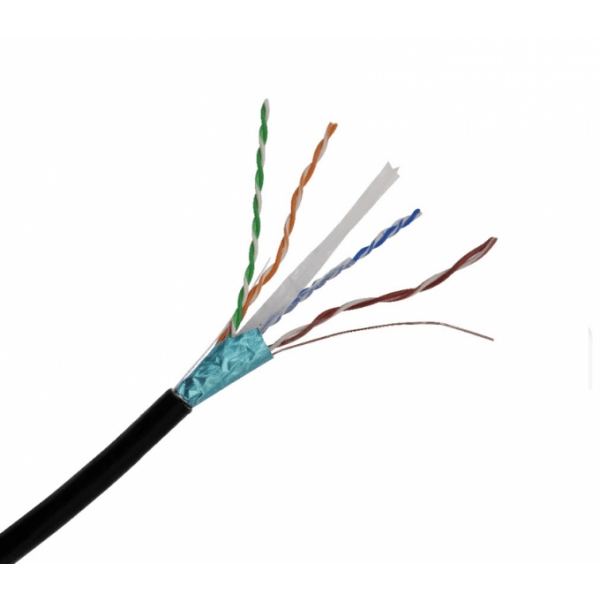 Cablu FTP cupru solid CAT 5E rola 305m 0.5mm
