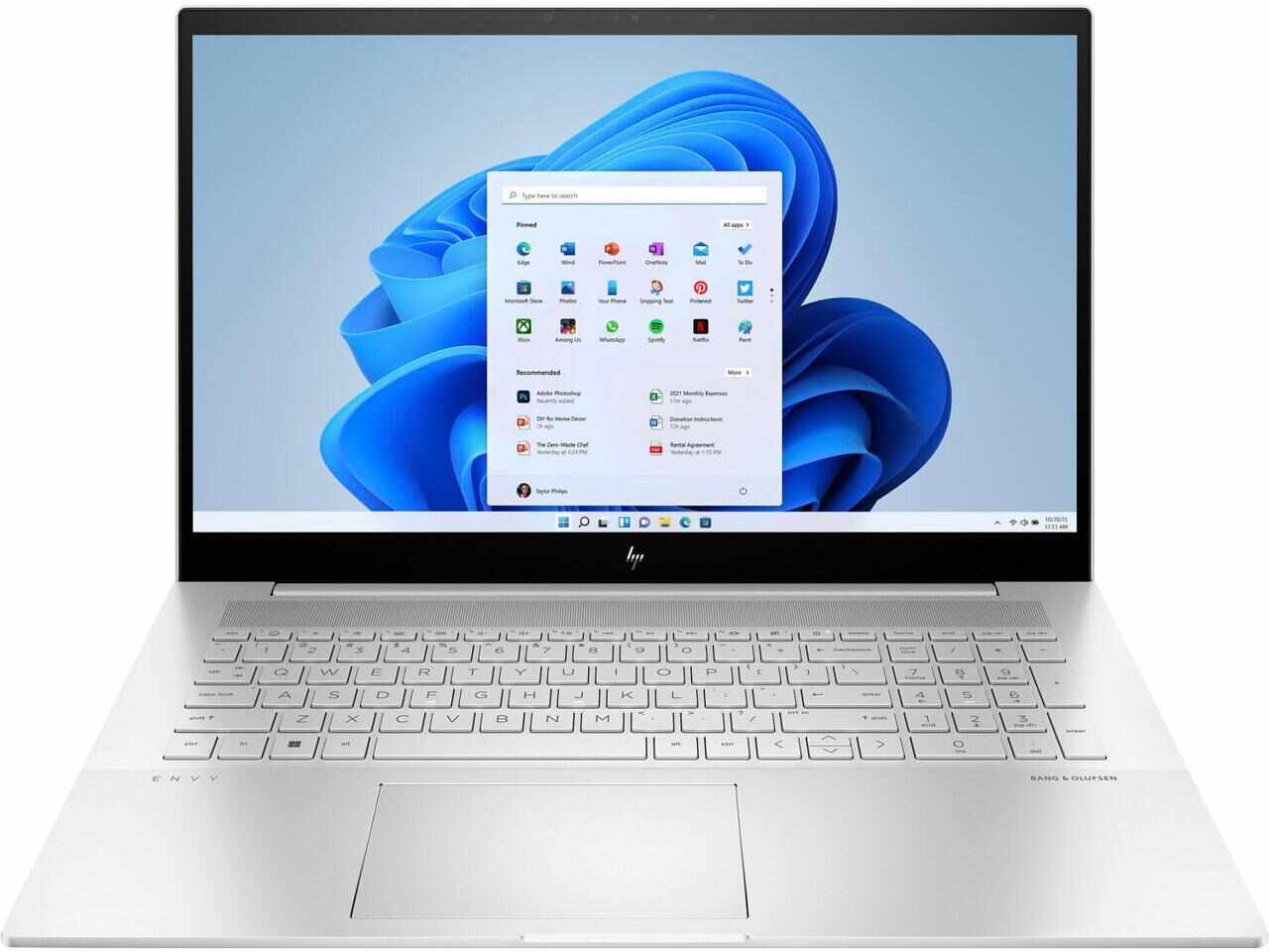 Laptop Nou HP Envy 17-CG1075, Intel Core i7-1165G7 2.80 - 4.70GHz, 16GB DDR4, 256GB SSD M.2 + 1TB HDD, Nvidia MX450 2GB, 17.3 Inch Full HD Touchscreen, Webcam, Tastatura Numerica