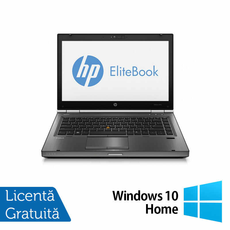 Laptop Refurbished HP EliteBook 8570p, Intel Core i5-3210M 2.50GHz, 8GB DDR3, 128GB SSD, DVD-RW, 15.6 Inch, Tastatura Numerica + Windows 10 Home