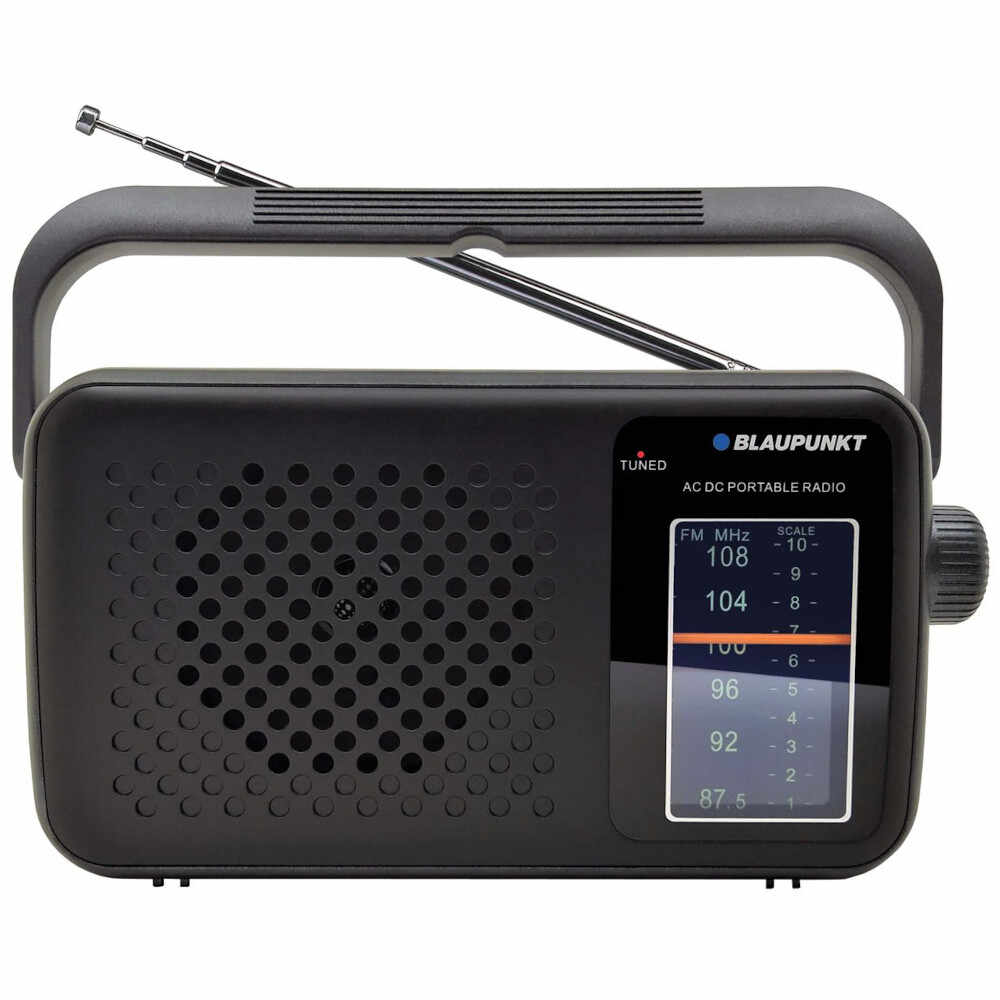 Radio portabil Blaupunkt PR9BK, FM, AUX, Negru