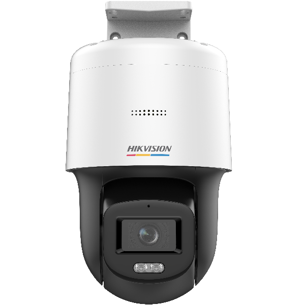 Camera supraveghere IP Speed Dome PTZ Hikvision ColorVu DS-2DE2C400SCG-EF1, 4 MP, 2.8 mm, lumina alba 30 m, slot card, microfon si difuzor, PoE