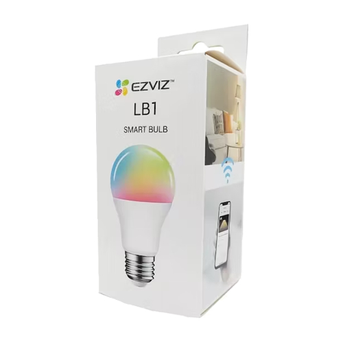 Bec LED RGB inteligent EZVIZ Wi-Fi E27 806 lmn 2700~6500K ajustabila CS-HAL-LB1-LCAW