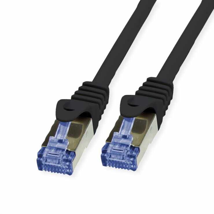 Cablu de retea RJ45 exterior Cat.6A S/FTP (PiMF) LSOH 50m Negru, Value 21.99.0722