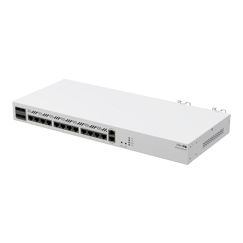 Cloud Core Router, 4 x SFP+, 13 x Gigabit, 16GB RAM, RouterOS L6, 1U - MikroTik CCR2116-12G-4S+