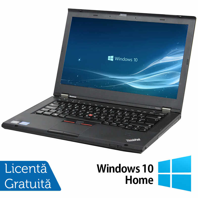 Laptop LENOVO ThinkPad T430, Intel Core i5-3320M 2.60GHz, 4GB DDR3, 120GB SSD, DVD-RW, 14 Inch, Fara Webcam + Windows 10 Home