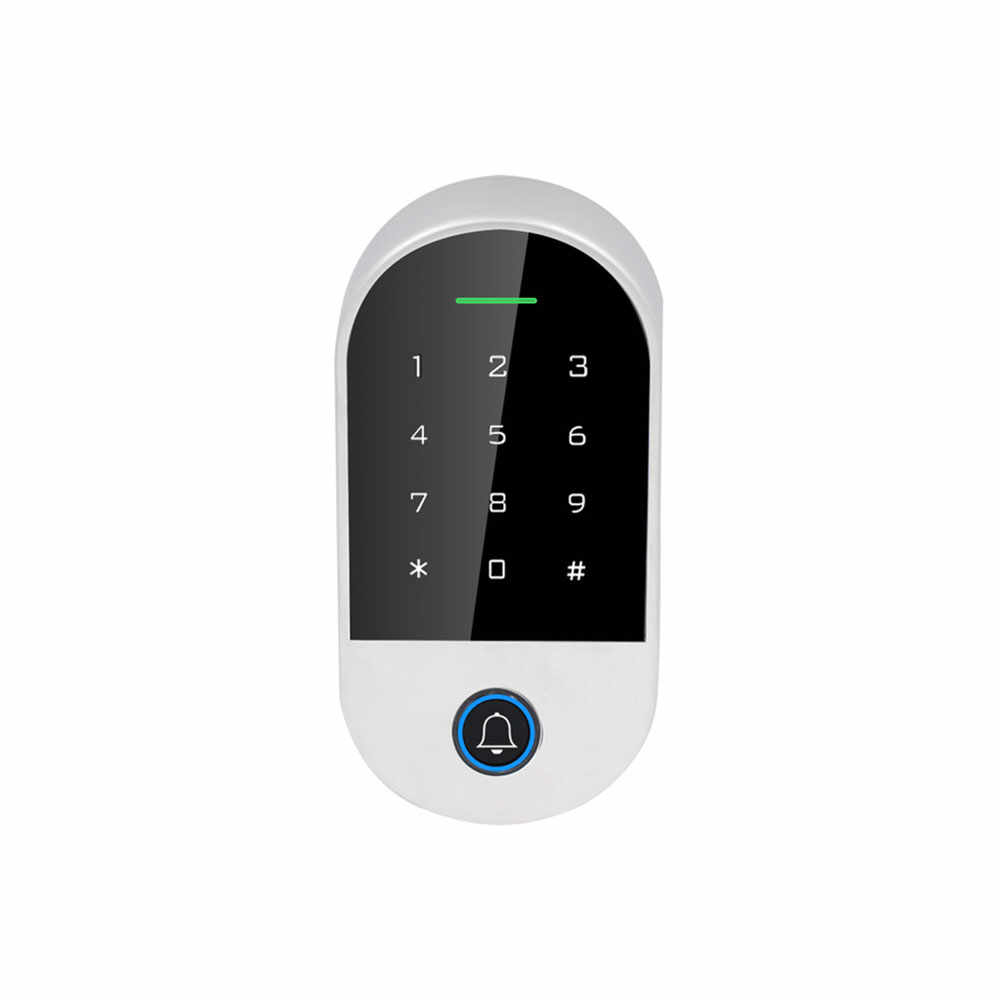 Cititor biometric standalone Bluetooth cu card si tastatura touchscreen Secukey HF2-BT, 125khz, compatibil Tuya
